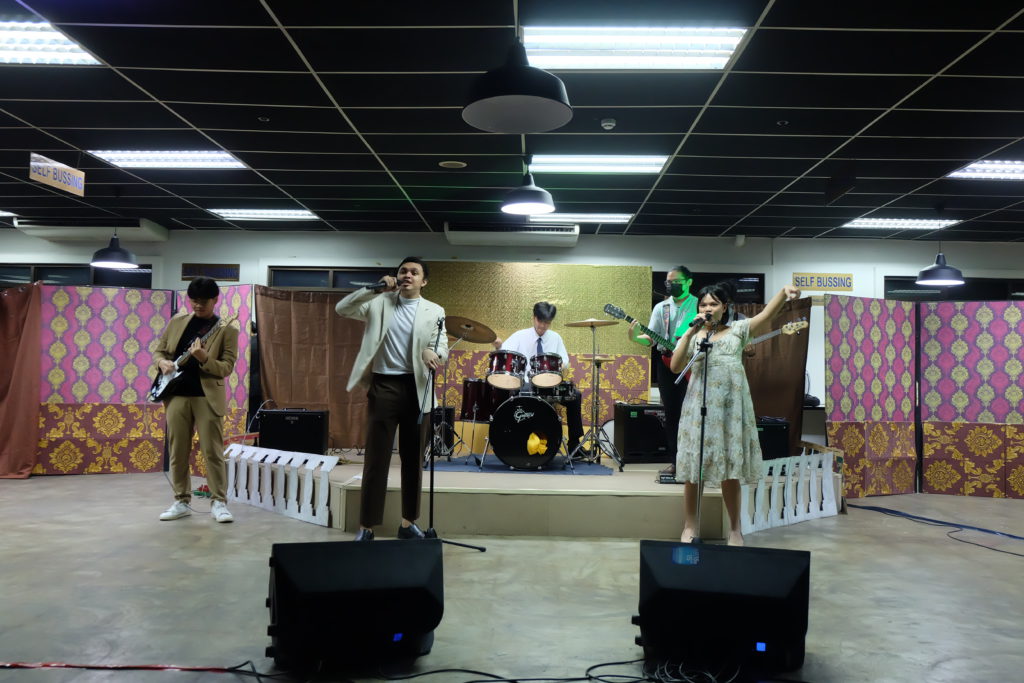 APC Band performs during the SHS Acquaintance Party. Photo by Sigourney Patricia Marie Valbuena